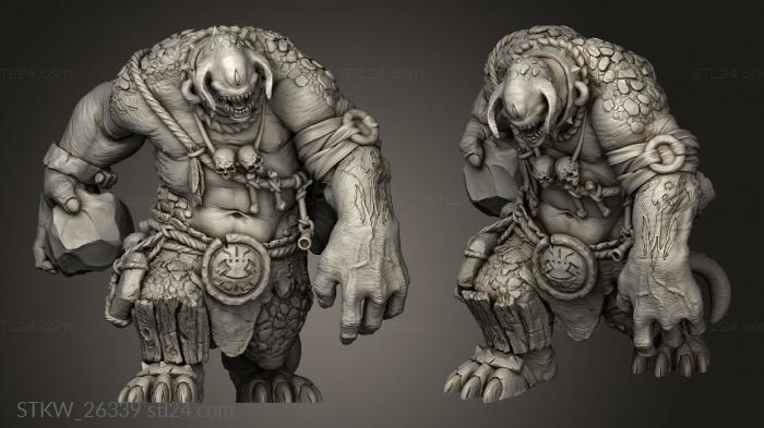 Military figurines (Beastmen Cyclops, STKW_26339) 3D models for cnc