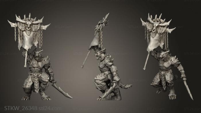 Beastmen Elites Banner