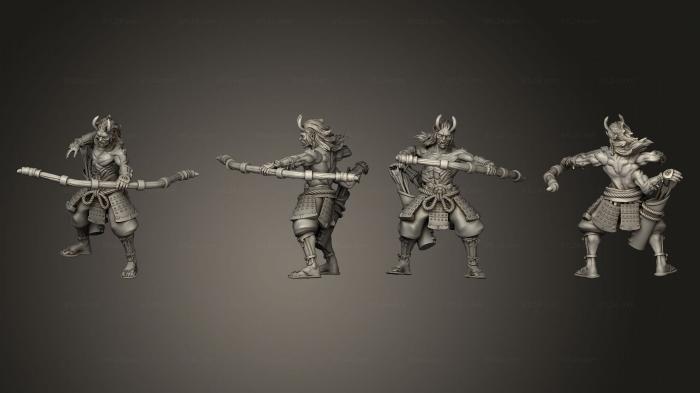Military figurines (archer 05, STKW_2647) 3D models for cnc