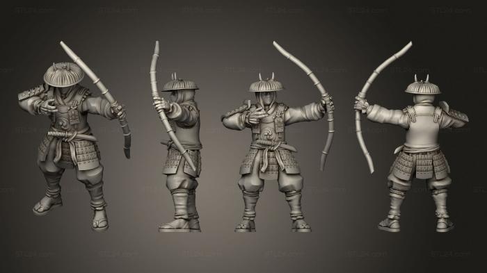 Military figurines (archer 12, STKW_2654) 3D models for cnc