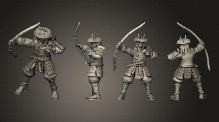 Military figurines (archer 15, STKW_2657) 3D models for cnc