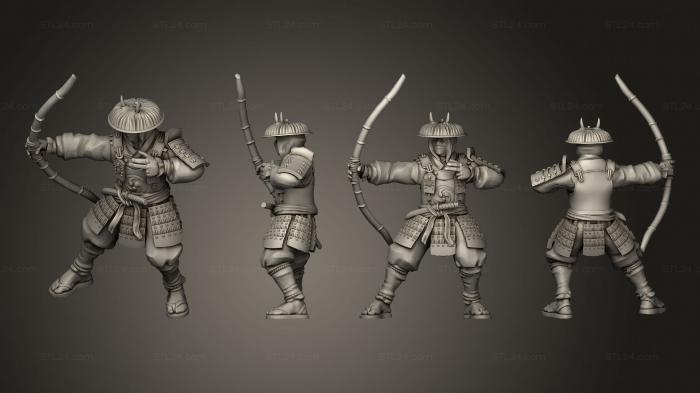 Military figurines (archer 18, STKW_2660) 3D models for cnc