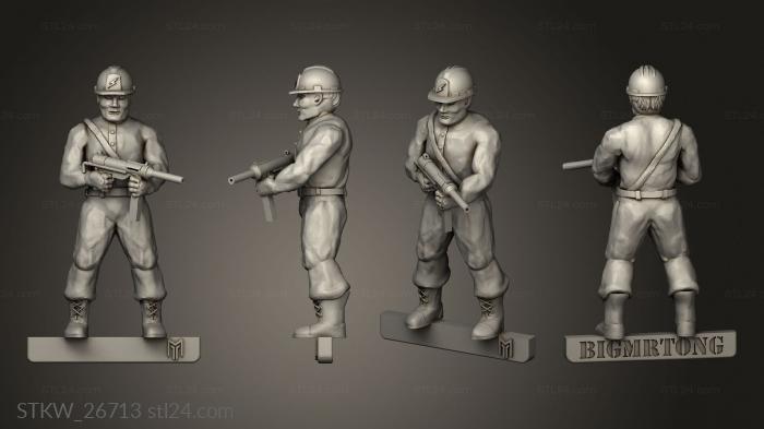 Military figurines (Specter Minion, STKW_26713) 3D models for cnc