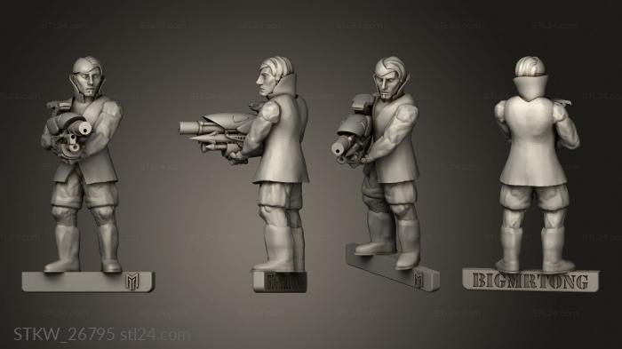 Military figurines (Zorg, STKW_26795) 3D models for cnc