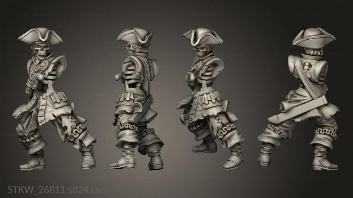 Military figurines (Billy the Bone, STKW_26811) 3D models for cnc