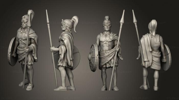 Arena Statues Spear Gladiator