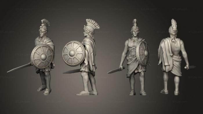 Military figurines (Arena Statues Sword Gladiator, STKW_2704) 3D models for cnc