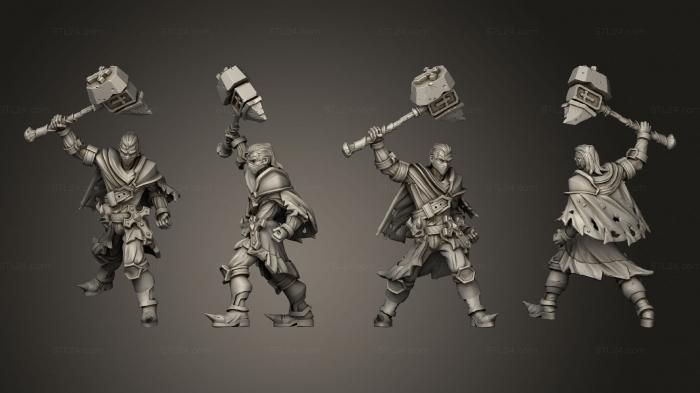 Military figurines (Ares Darksorrow E, STKW_2711) 3D models for cnc