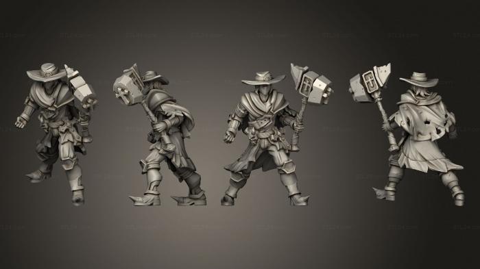 Military figurines (Ares Darksorrow, STKW_2712) 3D models for cnc