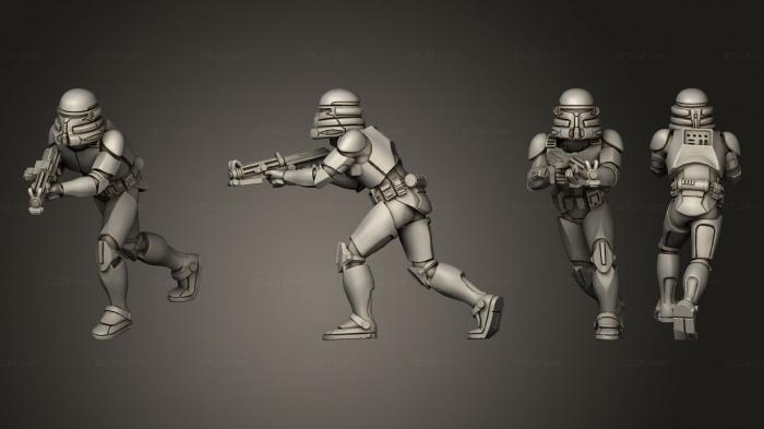 Military figurines (ARF Squad 02, STKW_2717) 3D models for cnc