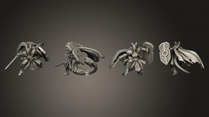 Military figurines (ariza the paladin 06, STKW_2732) 3D models for cnc