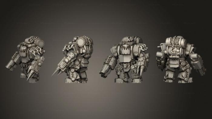 Military figurines (Armored 03, STKW_2751) 3D models for cnc