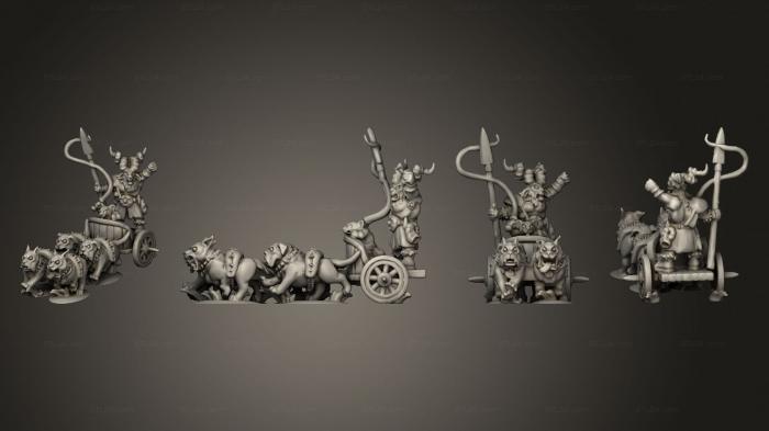 Army beastfolk chariot pack packmaster