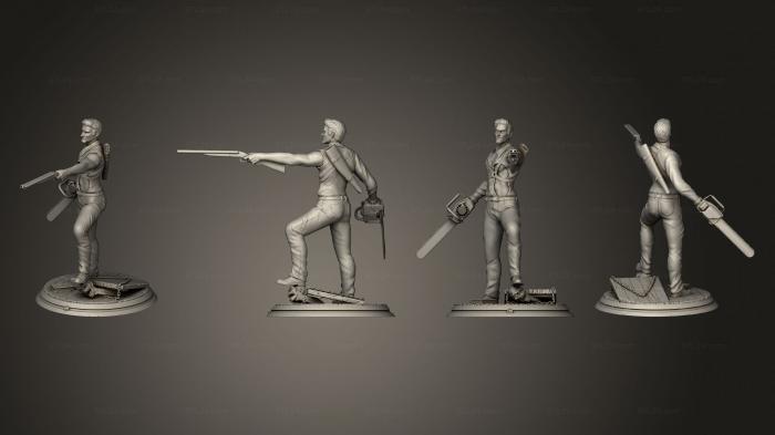 Military figurines (Ash Williams 2, STKW_2860) 3D models for cnc