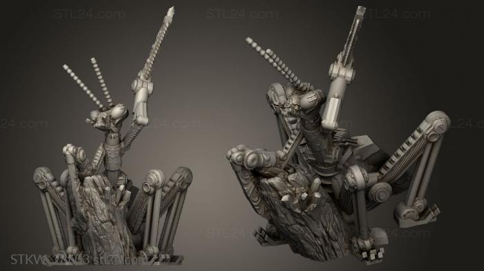 Military figurines (Clockwork Mantis, STKW_28603) 3D models for cnc