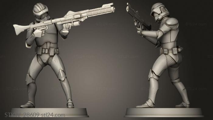 Clone Trooper Figurines Defenders