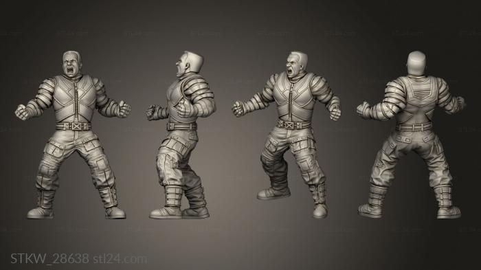 Military figurines (COLOSSUS Man, STKW_28638) 3D models for cnc