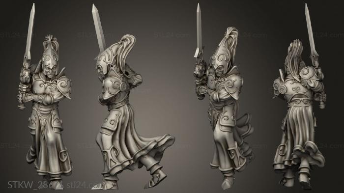 Military figurines (Paladin, STKW_28671) 3D models for cnc