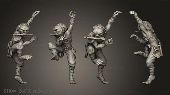 Military figurines (Core Goblin Climber, STKW_28696) 3D models for cnc