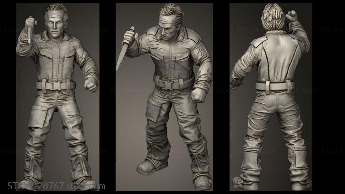 Military figurines (CREW SYNTHETIC PONTIFF THE LOYAL ANDROID, STKW_28767) 3D models for cnc