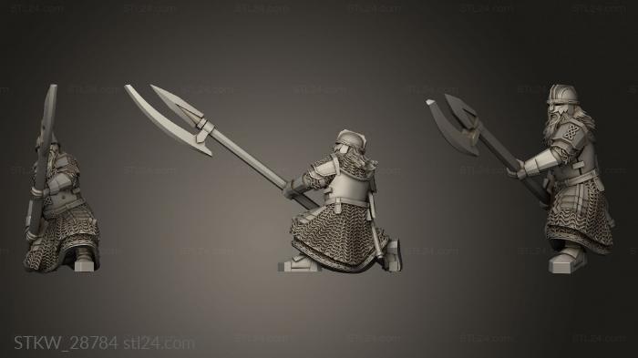 Military figurines (Crypt Guard Pica, STKW_28784) 3D models for cnc