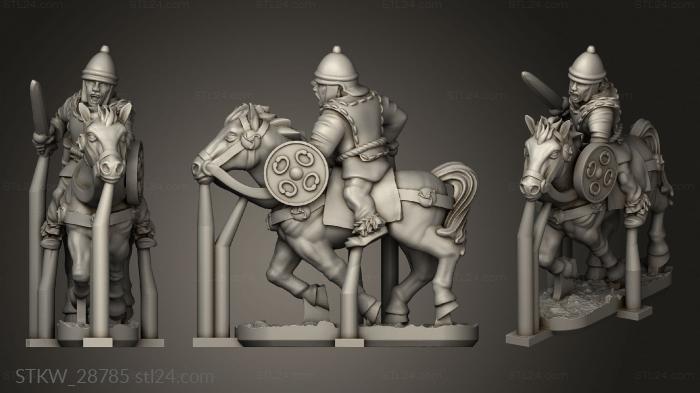 Military figurines (Forge Ancients Gaulle cav, STKW_28785) 3D models for cnc