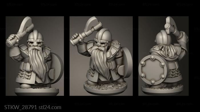 Forge Dwarves Shields warrior