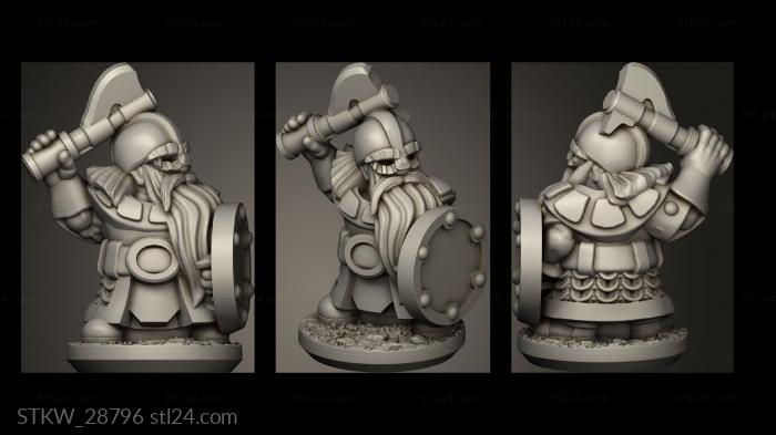 Forge Dwarves Shields warrior