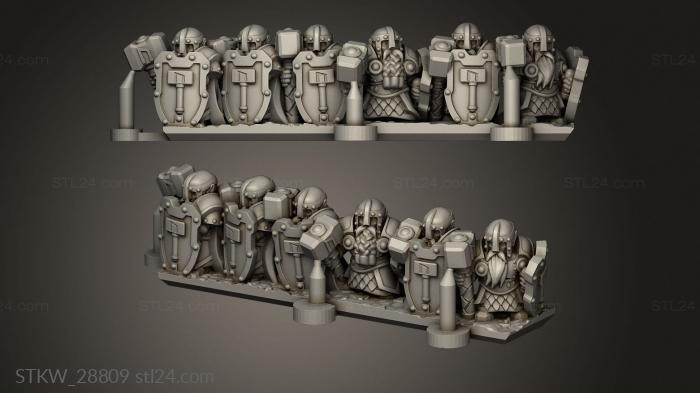 Forge Dwarves Strips warrior