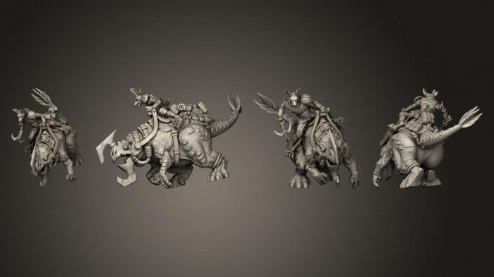 Military figurines (Assault Beasts 2 Hook, STKW_2894) 3D models for cnc
