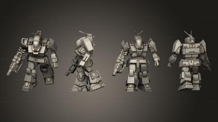 Military figurines (Assault Mechs Battlemaster 2 1 D B, STKW_2916) 3D models for cnc