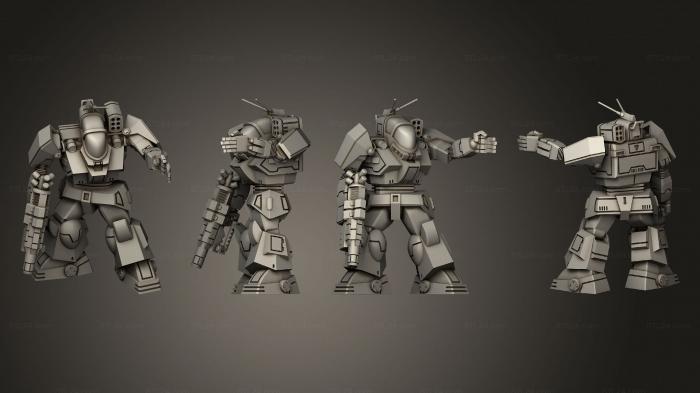 Military figurines (Assault Mechs Battlemaster 2 K 3, STKW_2918) 3D models for cnc