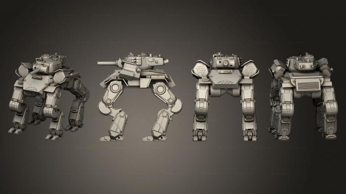 Military figurines (Assault Mechs Goliath, STKW_2923) 3D models for cnc
