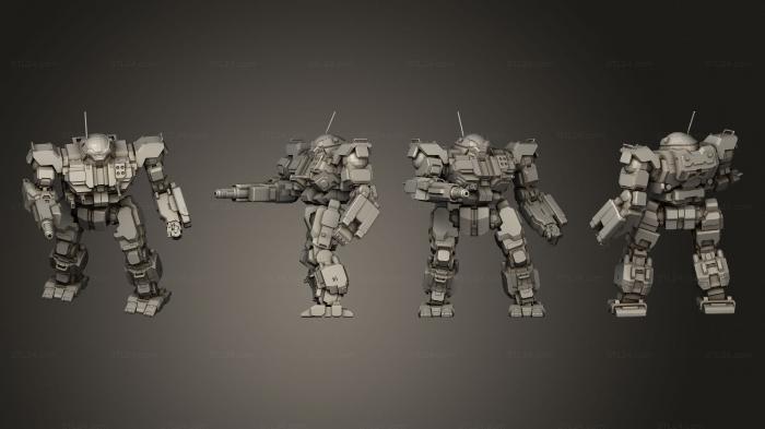 Military figurines (Assault Mechs Victor, STKW_2927) 3D models for cnc