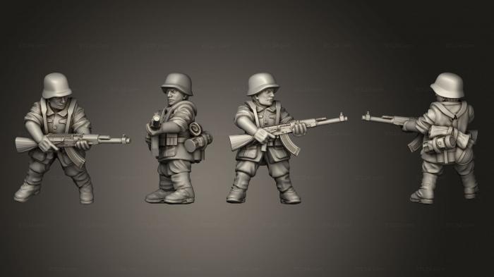 Military figurines (Assault Rifle 01, STKW_2932) 3D models for cnc