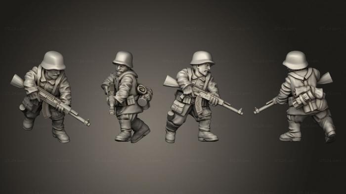 Military figurines (Assault Rifle 02, STKW_2933) 3D models for cnc