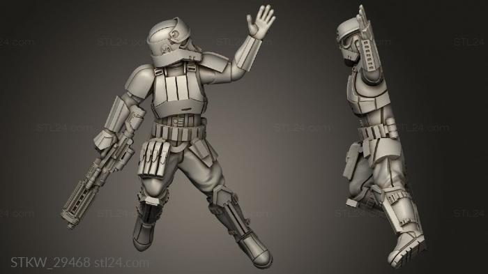 Dark Fire Master Fallen Tropical Troopers Shoretrooper