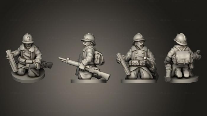 Military figurines (ASSISTANT BASE, STKW_2947) 3D models for cnc