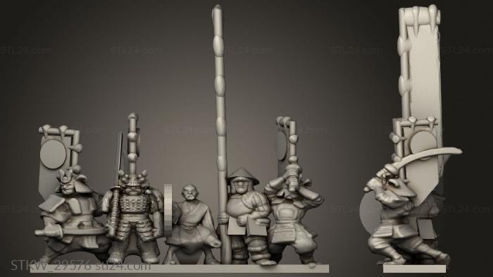 Samurai Footmen Strip