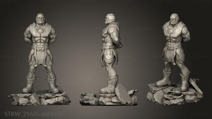 Military figurines (Darkseid, STKW_29635) 3D models for cnc