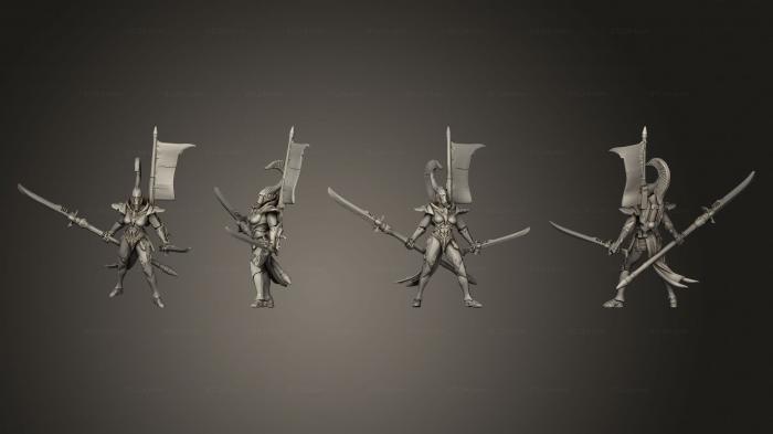 Military figurines (Astrurian Venger 4, STKW_2966) 3D models for cnc