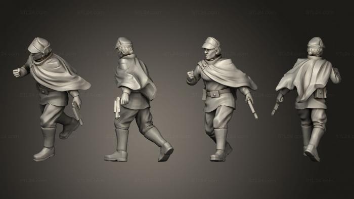 Military figurines (Authority Field Commander, STKW_2982) 3D models for cnc
