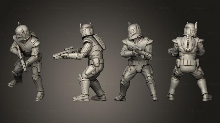 Military figurines (Authority Rangers pose 2, STKW_2992) 3D models for cnc
