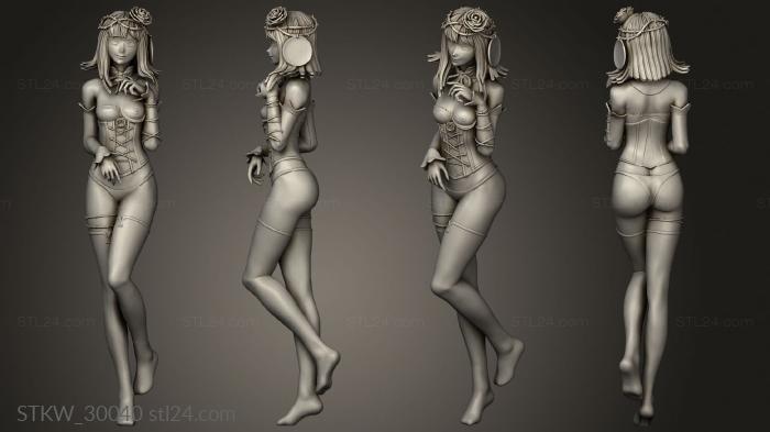 Military figurines (Destiny NSFW NSF Ever, STKW_30040) 3D models for cnc