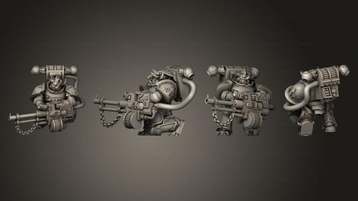 Military figurines (Autocannon 05, STKW_3007) 3D models for cnc
