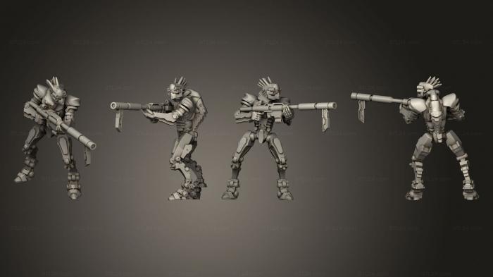 Military figurines (automaton conscript 3, STKW_3016) 3D models for cnc