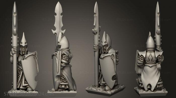 dire elf spear blank shields