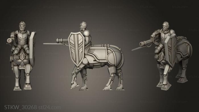 Military figurines (Atlantean Knight, STKW_30268) 3D models for cnc