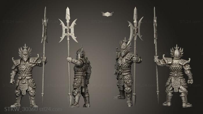 Military figurines (Dragon Empire Terracota, STKW_30360) 3D models for cnc