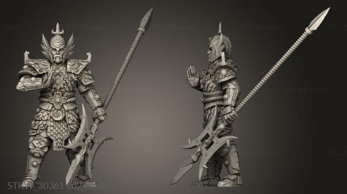 Military figurines (Dragon Empire Terracota, STKW_30361) 3D models for cnc